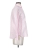 J.Crew Checkered-gingham Pink Long Sleeve Blouse Size 0 - photo 4