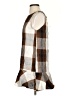 Elkin Plaid Brown Casual Dress Size 2 - photo 5