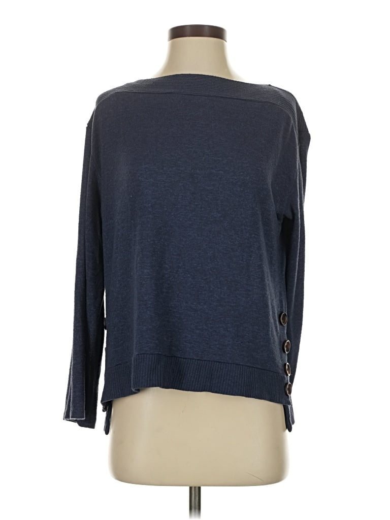 Pre-owned Chelsea & Theodore Pullover Sweater In Blue