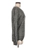 Senes Paris Metallic Gray Pullover Sweater Size Med - Lg - photo 4