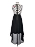 Monteau 100% Polyester Solid Black Cocktail Dress Size S - photo 2