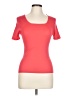 Assorted Brands 100% Polyester Orange Short Sleeve Top Size L - photo 1