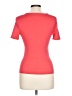 Assorted Brands 100% Polyester Orange Short Sleeve Top Size L - photo 2
