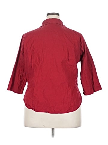 Faded Glory 3/4 Sleeve Button-Down Shirt (view 2)