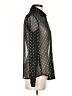 BB Dakota 100% Polyester Polka Dots Black Long Sleeve Blouse Size XS - photo 4