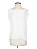 Cache 100% Polyester White Short Sleeve Top Size S - photo 1