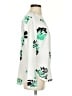 Banana Republic 100% Polyester Floral White Long Sleeve Blouse Size S - photo 4