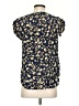 Joie 100% Silk Blue Short Sleeve Silk Top Size S - photo 2