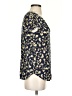 Joie 100% Silk Blue Short Sleeve Silk Top Size S - photo 4