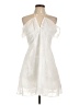 Cider 100% Polyester White Cocktail Dress Size L - photo 1