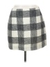 Madewell Checkered-gingham Gray Casual Skirt Size 4 - photo 1