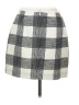 Madewell Checkered-gingham Gray Casual Skirt Size 4 - photo 2