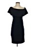 X by Xscape Solid Black Blue Cocktail Dress Size 4 (petite) - photo 1