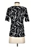 Chico's 100% Cotton Black Short Sleeve Blouse Size Sm (0) - photo 2