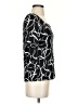 Chico's 100% Cotton Black Short Sleeve Blouse Size Sm (0) - photo 4