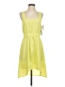 Hinge 100% Polyester Solid Yellow Casual Dress Size XS - photo 1