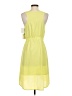 Hinge 100% Polyester Solid Yellow Casual Dress Size XS - photo 2