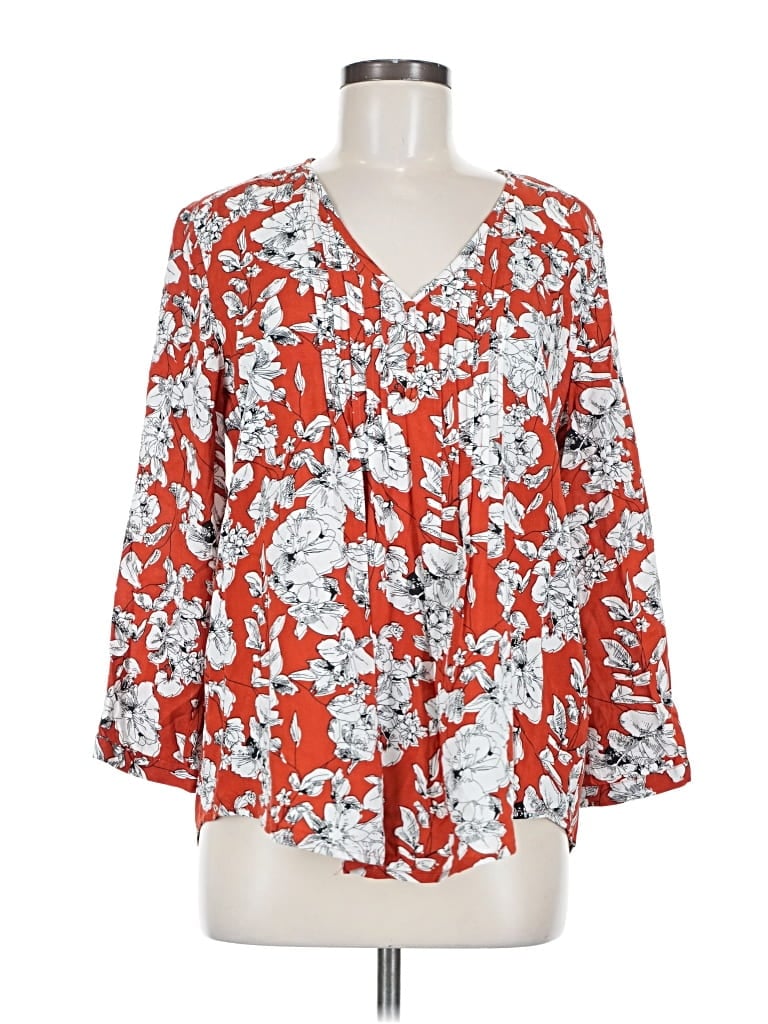 Pre-owned Fun2fun 3/4 Sleeve T-shirt In Red