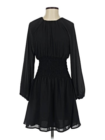 Madewell Bubble-Sleeve Smocked Mini Dress (view 1)