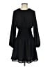 Madewell 100% Polyester Solid Black Casual Dress Size XS - photo 1