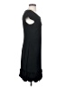 Forever Solid Black Casual Dress Size S - photo 4
