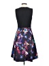 Ellen Tracy 100% Polyester Floral Black Cocktail Dress Size 2 - photo 2