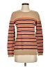Talbots Outlet Stripes Orange Pullover Sweater Size S - photo 1