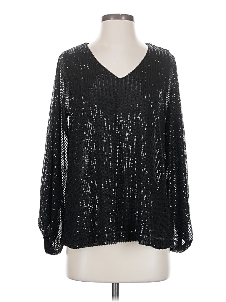 Vine & Love Sleeveless Blouse In Black