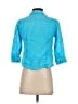 Talbots 100% Linen Blue 3/4 Sleeve Button-Down Shirt Size P (petite) - photo 2