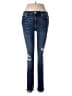 Zara Hearts Blue Jeans Size 6 - photo 1