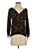 Point Sur 100% Viscose Black 3/4 Sleeve Blouse Size S - photo 1