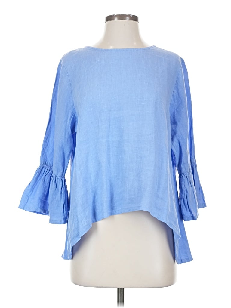 Bryn Walker 3/4 Sleeve Blouse In Blue