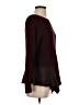 Knitted & Knotted Burgundy Pullover Sweater Size S - photo 4