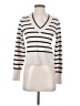 Marled by Reunited Stripes Ivory Pullover Sweater Size XS - photo 1