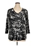 Sami & JO Black 3/4 Sleeve Blouse Size XL - photo 1