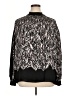 DR2 100% Polyester Animal Print Black Long Sleeve Blouse Size XL - photo 1