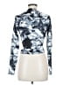 Nasty Gal Inc. Silver Long Sleeve Top Size 6 - photo 2