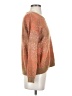 Wallace Metallic Orange Pullover Sweater Size XS - photo 4