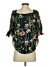 BCBGMAXAZRIA 100% Polyester Black 3/4 Sleeve Blouse Size S - photo 2