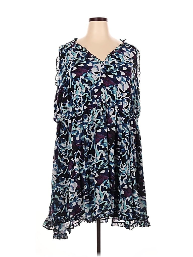 Pre-owned Torrid Casual Dress In Blue
