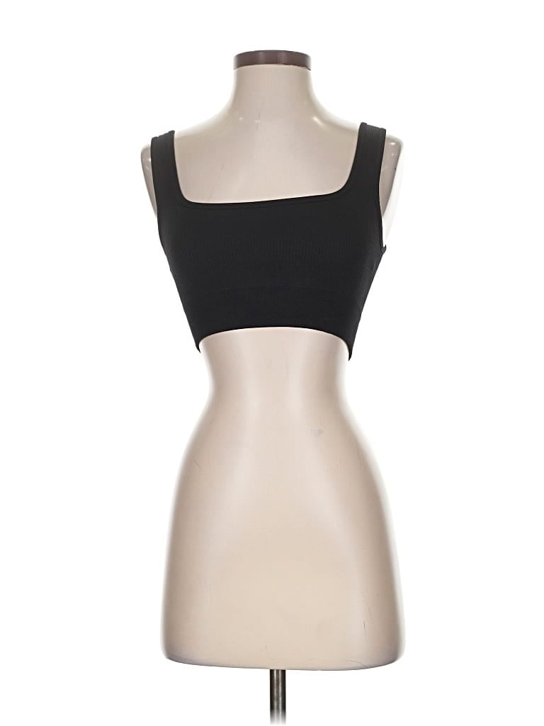 Pre-owned Unbranded Sports Bra In Black