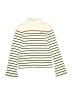 Tommy Hilfiger Stripes Ivory Turtleneck Sweater Size L (kids) - photo 1