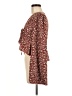 Shein 100% Polyester Burgundy Long Sleeve Blouse Size 6 - photo 5