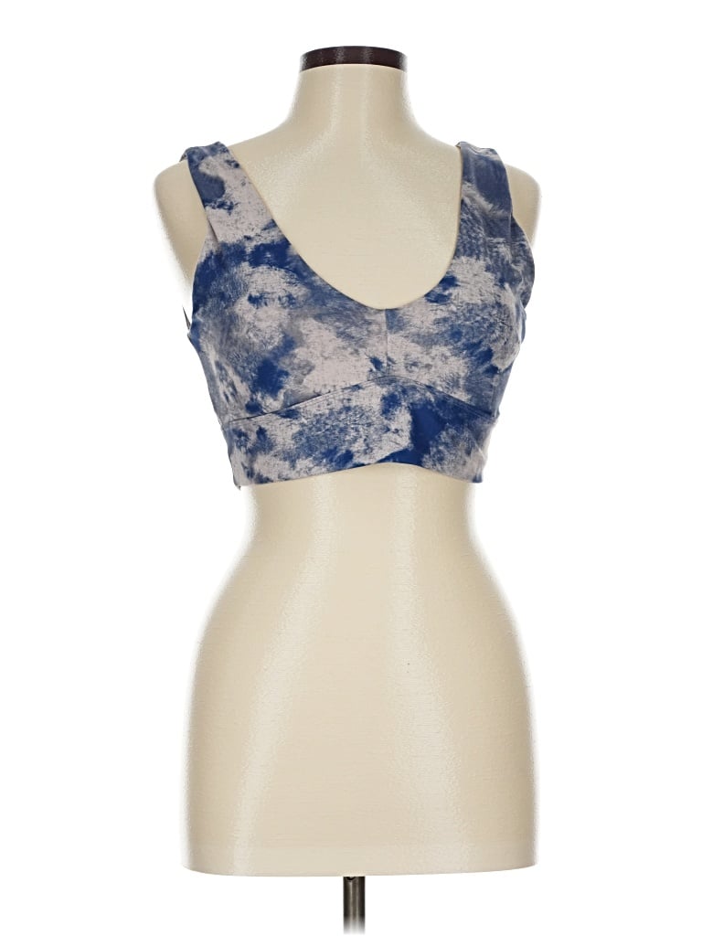 Pre-owned Harmony And Balance Sports Bra In Blue