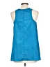 Fur by Fur 100% Polyester Blue Sleeveless Blouse Size L - photo 2