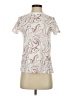 Primark Paisley Ivory Short Sleeve Turtleneck Size XS - photo 1