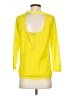Athleta 100% Polyester Yellow 3/4 Sleeve Top Size XS - photo 2