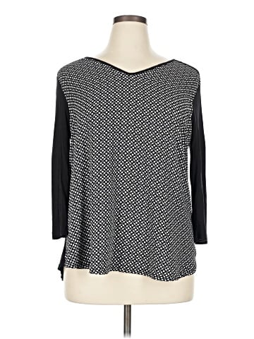 Dana Buchman 3/4 Sleeve Top (view 1)