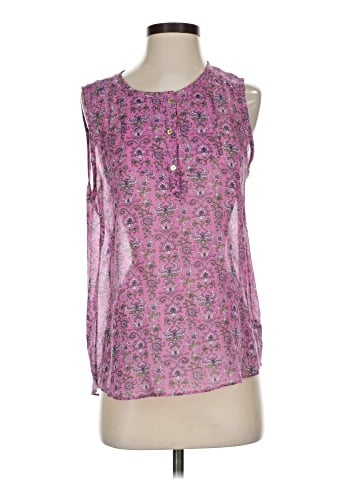 Juicy Couture Sleeveless Silk Top (view 1)