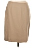 Petite Sophisticate Solid Tan Formal Skirt Size 6 - photo 1